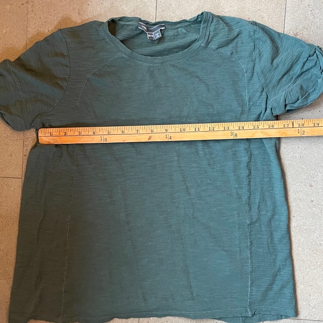 Vince Soft Green Cotton T-shirt for women. Size XS - photo 2