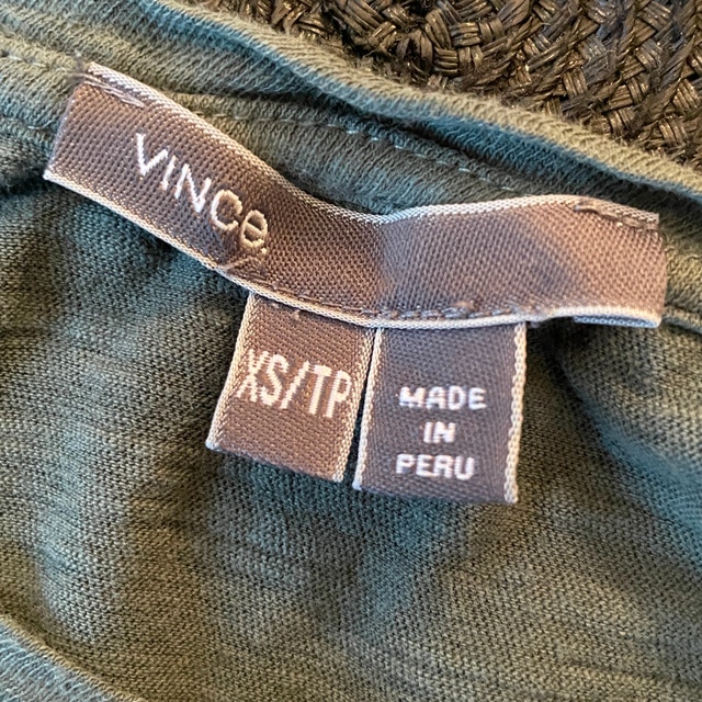 Vince Soft Green Cotton T-shirt for women. Size XS - photo 3