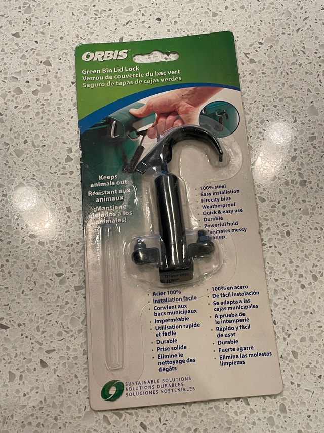 NEW Orbis Green Bin Lid Lock