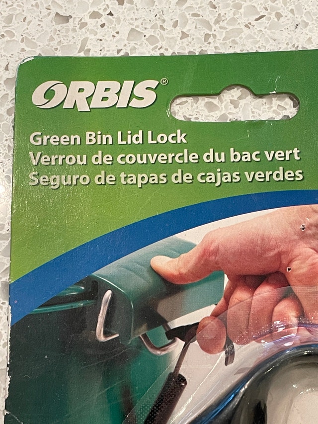 NEW Orbis Green Bin Lid Lock - photo 3