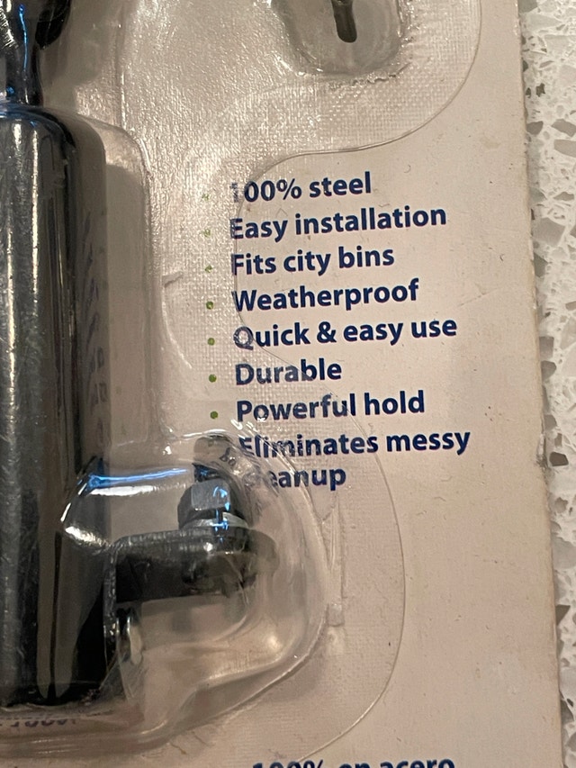 NEW Orbis Green Bin Lid Lock - photo 4