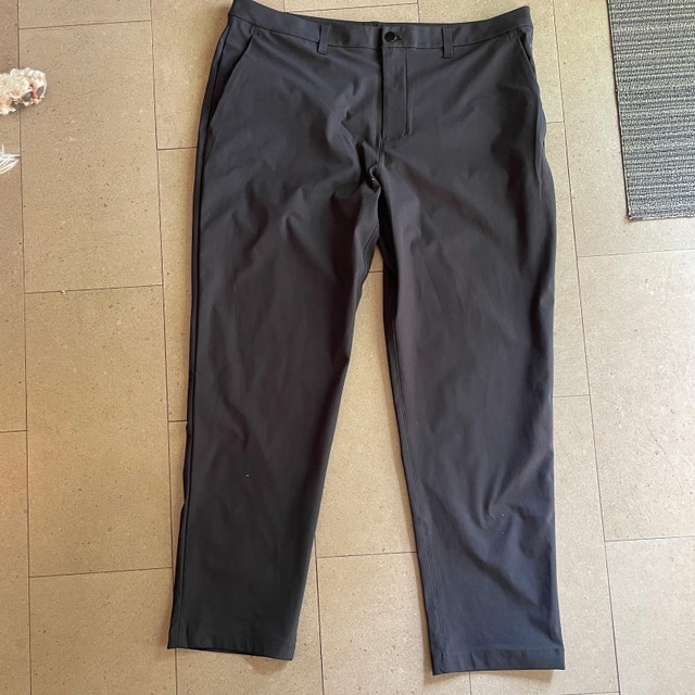 2 pairs-Lululemon Men's ABC Classic Dress Pants Warpstreme-Sz.38 - photo 2