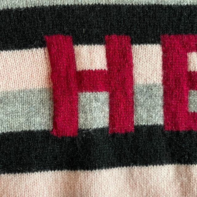 Lisa Perry Barneys New York Cashmere Hello Goodbye Sweater-XS - photo 5