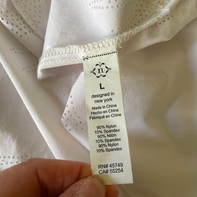 Nanette Lepore White Windbreaker jacket-laser-cut bird pattern-L - photo 5