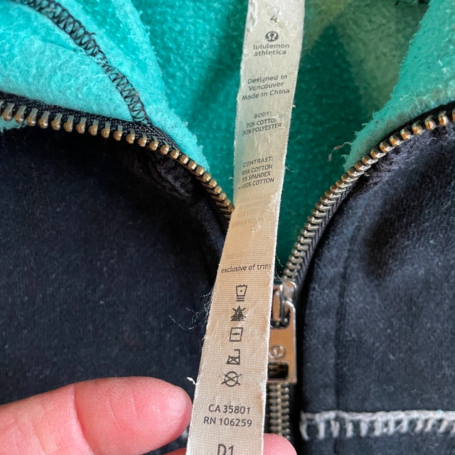 Lululemon Special edition cable knit Scuba Zip Hoodie-Size 2 - photo 5