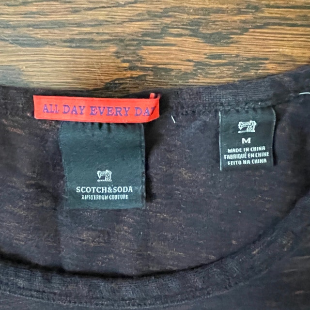 Scotch & Soda Cotton Long Sleeve Crew Neck T-shirt Medium - photo 2