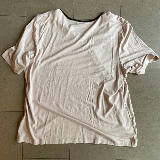 Gerry Weber Beaded Neckline and heart Pale Peach T-shirt-Sz. 16 - photo 4