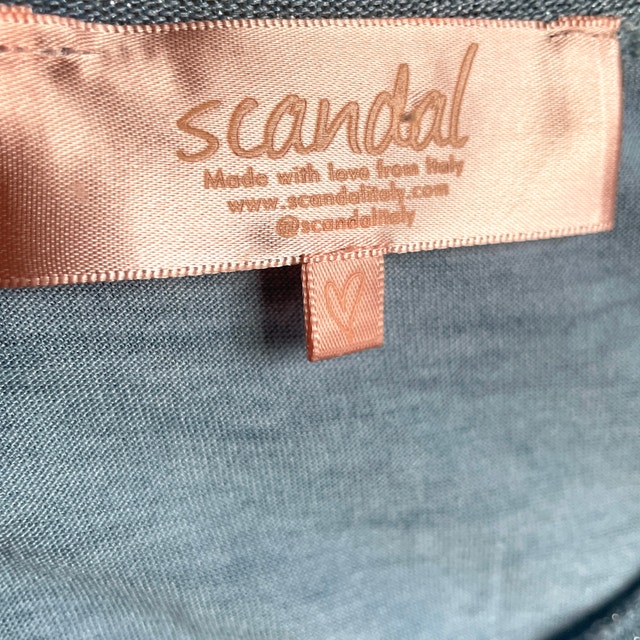 Scandal Italy Luisa Blue T-shirt - Size Medium - photo 4