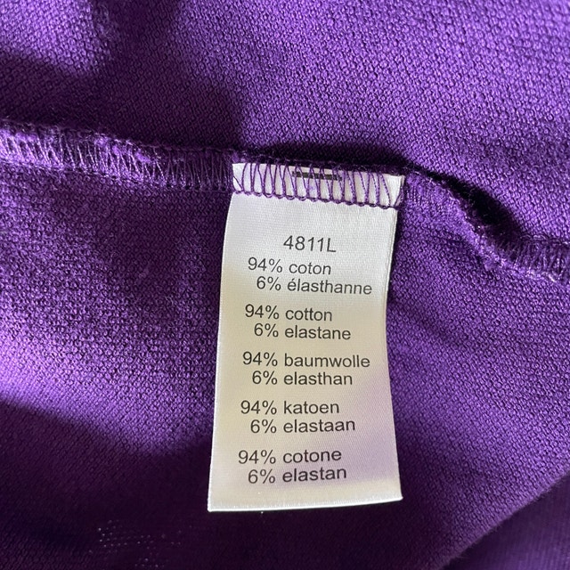 Lacoste Purple 3/4 Sleeve Jersey Dress w/ pockets-Size 34(Small) - photo 5