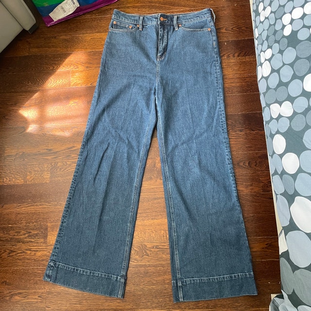 J. Crew Wide Leg Trouser Jeans-Size 34/36 (US 16)