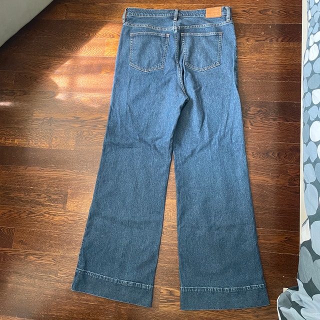 J. Crew Wide Leg Trouser Jeans-Size 34/36 (US 16) - photo 4