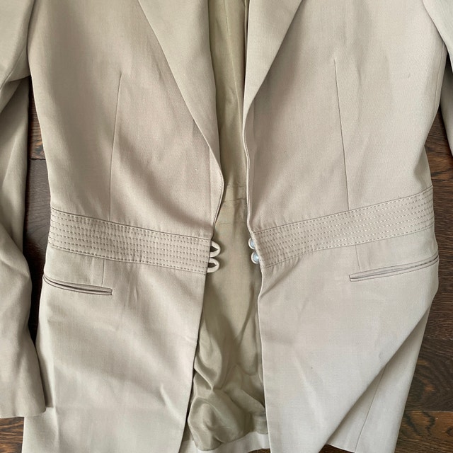 Stunning Marlowe Light Beige Blazer 100% wool-Size 38 (US 2-4) - photo 5