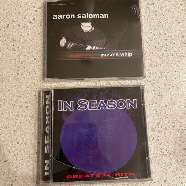 Aaron Saloman - 2 music CDs - Muse's Whip and In Season