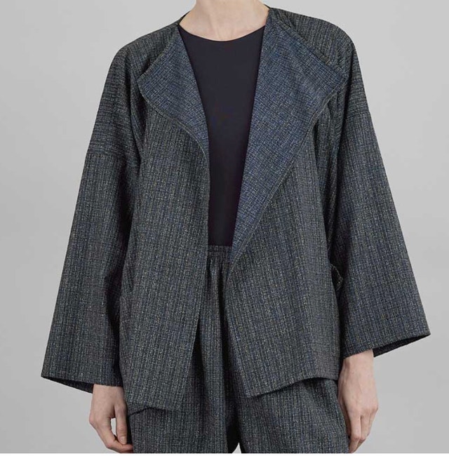 Stunning Eskandar wool/silk blend Boucle jacket-Size 10/12