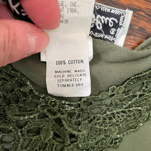 Vintage Koala Blue Olive Green Oversize T-shirt - L/XL - photo 3