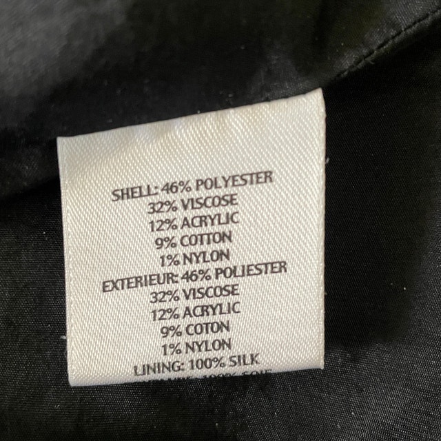 Eileen Fisher Black Metallic Sparkle Tweed Blazer Jacket-Large - photo 5