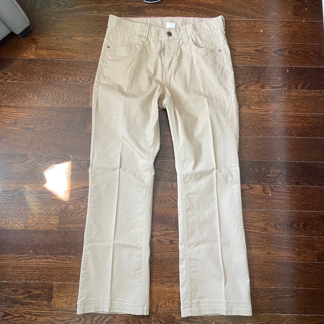 MEC Mountain Equipment Coop Womans Tan Casual Flare Pants-Sz. 10