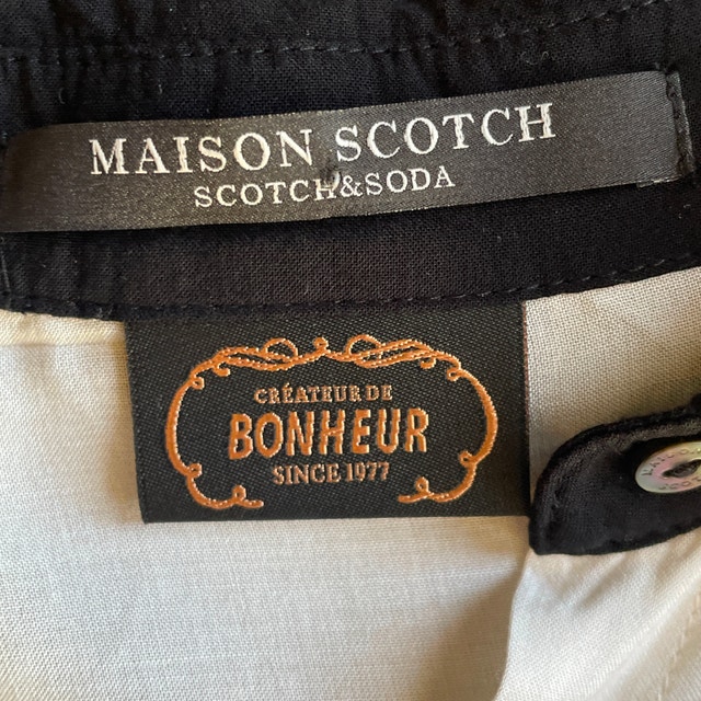 Maison Scotch White Blouse Shirt w/ Beaded Collar-Small - photo 4