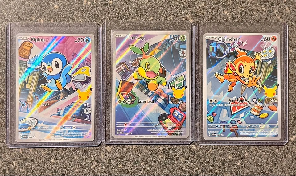Pokemon Sinnoh Set - First Partner Illustration