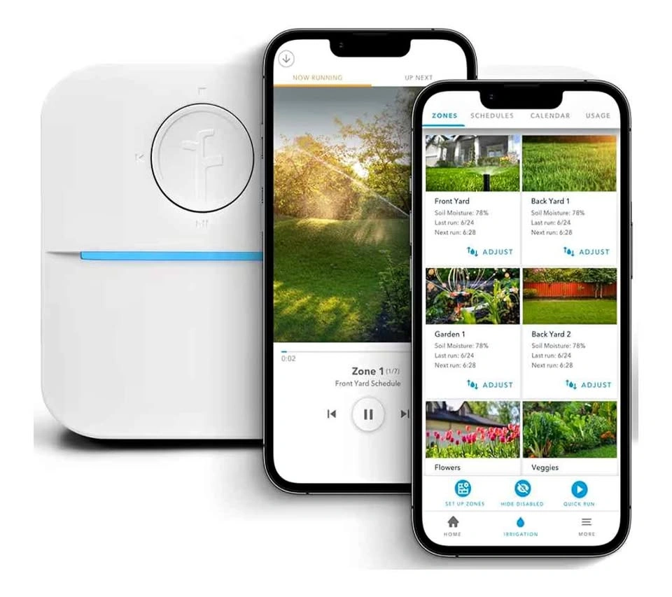 Rachio 8ZULW-C 8 Zone 3 Smart Sprinkler Controller, White