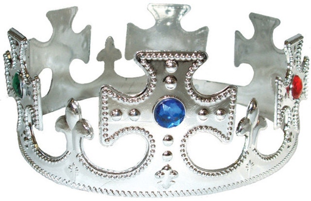 Silver King Costume Crown