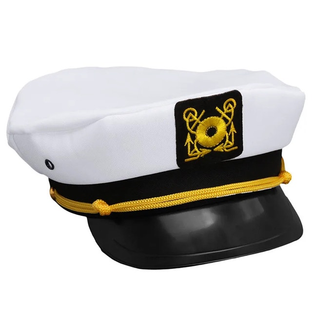 Navy Captain Boating Military Hat Cap