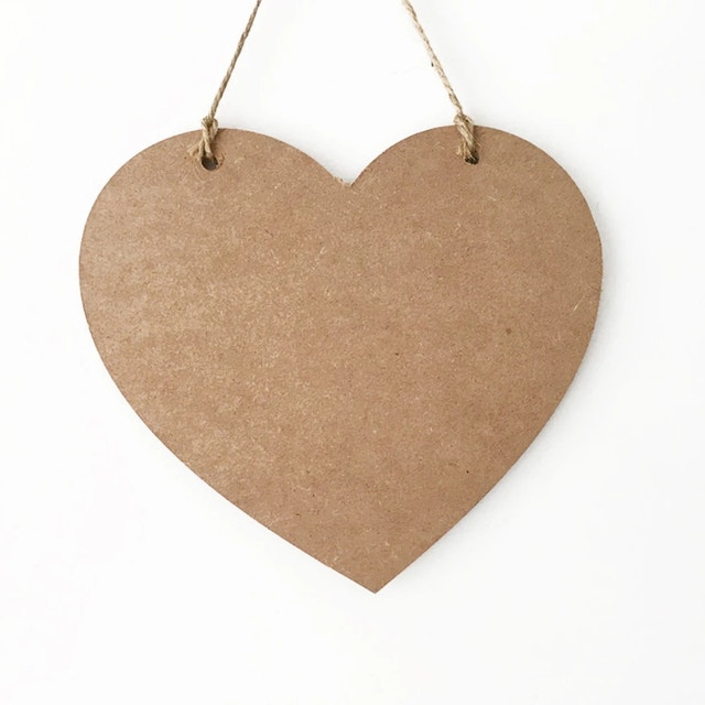Love Heart Shape Hanging Erasable Chalkboard - photo 5