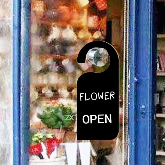 Door Sign Double-Sided Chalkboard Hangers, 6 Pcs - photo 3