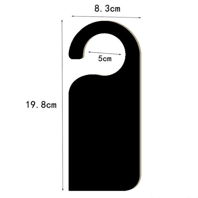 Door Sign Double-Sided Chalkboard Hangers, 6 Pcs - photo 4