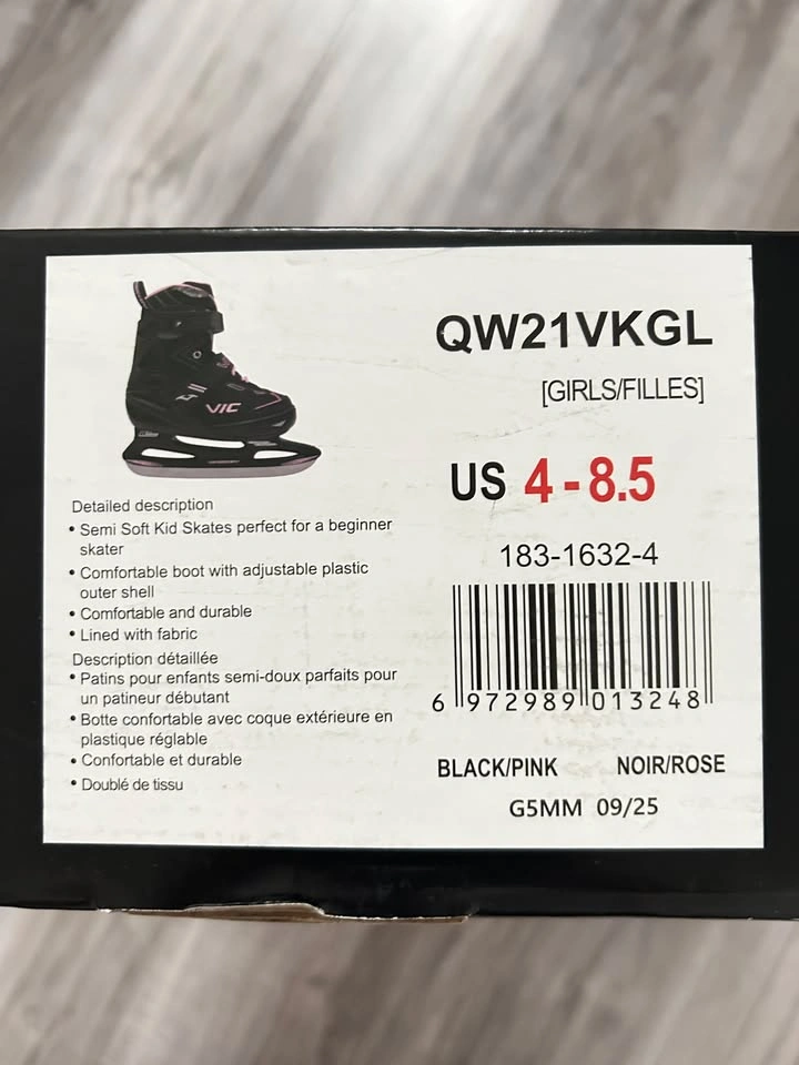 Ice Skates (Adjustable) | Size US L 4-8.5 - photo 2