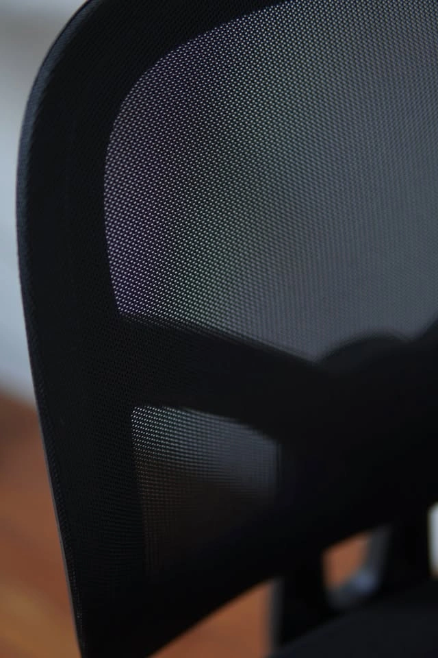 Black Mesh Back Armless Office Chair - photo 2
