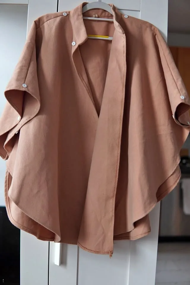 Light Brown Poncho Cape