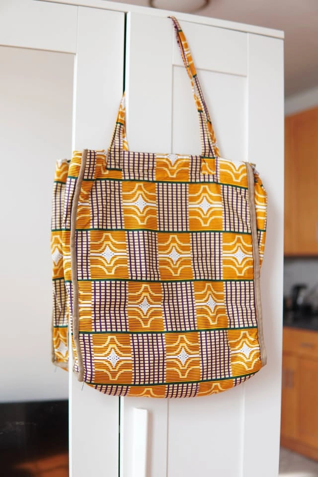 African Print Tote Bag - photo 2