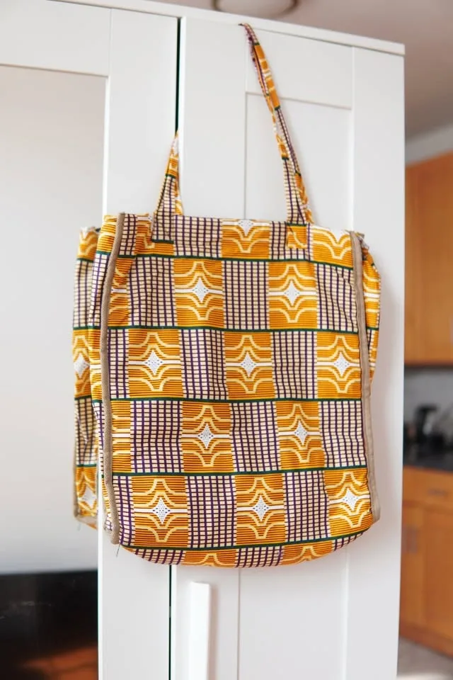 African Print Tote Bag - photo 2