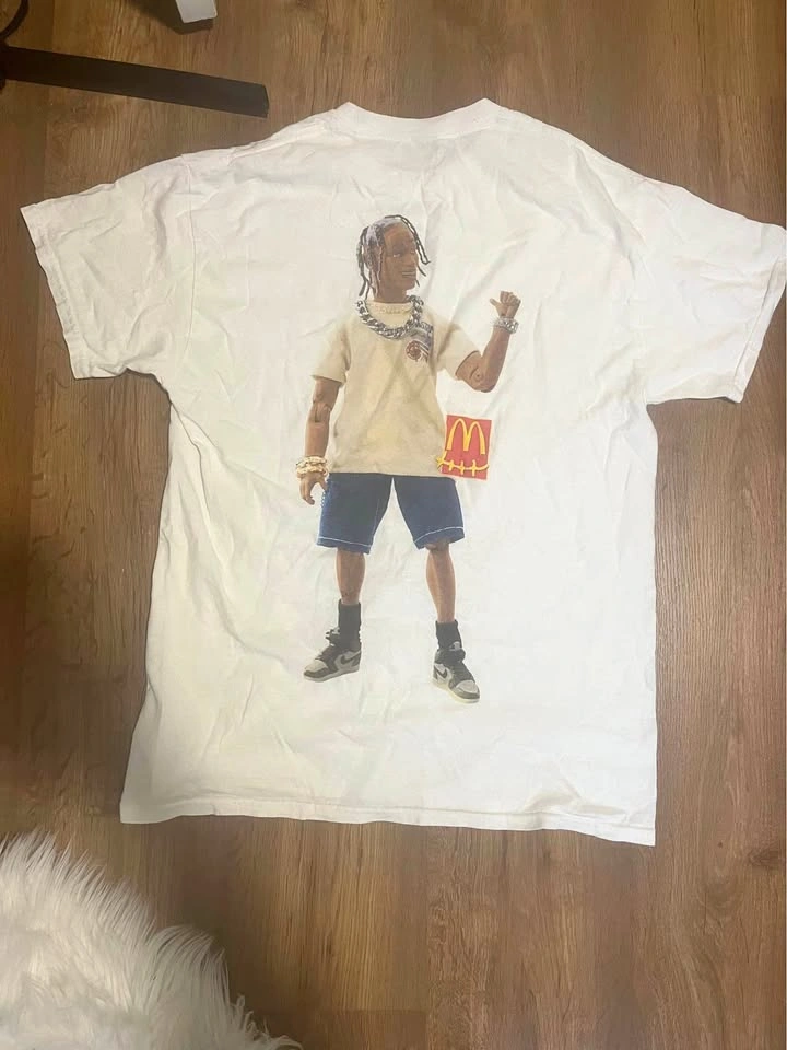 Travis Scott McDonalds collab tshirt
