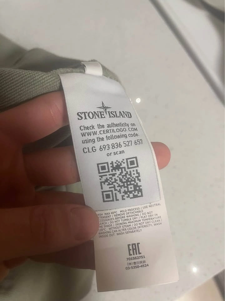 Green stone island crewneck authentic - photo 5