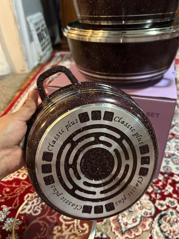 BRAND NEW SET OF 5 POTS FOR SALE - photo 4