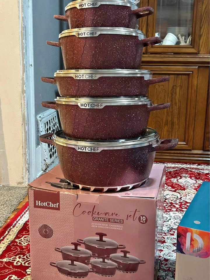 BRAND NEW SET OF 5 STOCK POTS