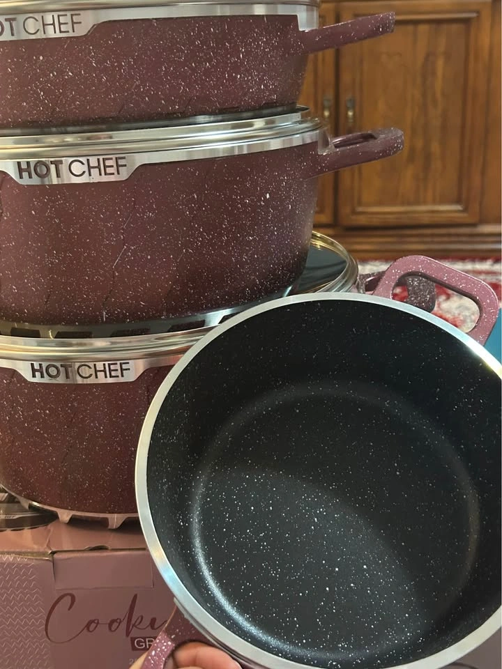 BRAND NEW SET OF 5 STOCK POTS - photo 5