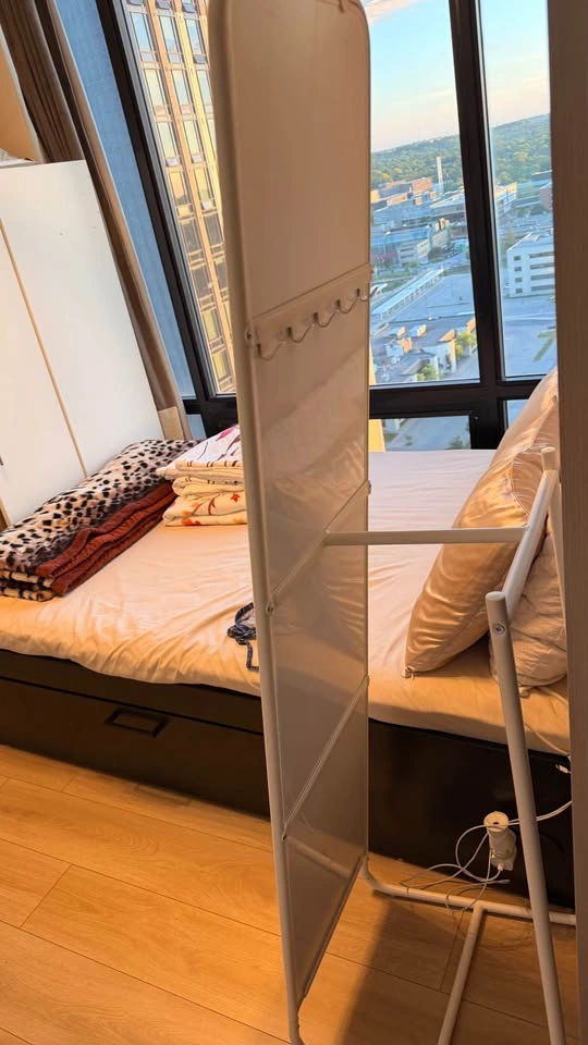 Ikea White Freestanding Full Length Mirror - photo 2