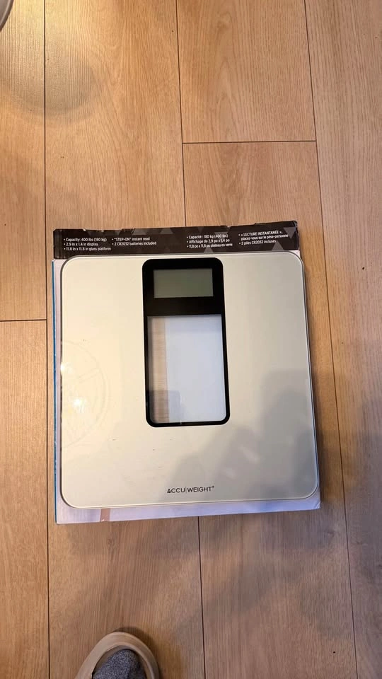 ACCU WEIGHT Digital Glass Scale Blue Backlight - photo 3