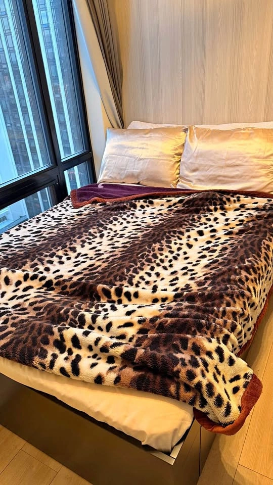 Cozy Leopard Print Blanket