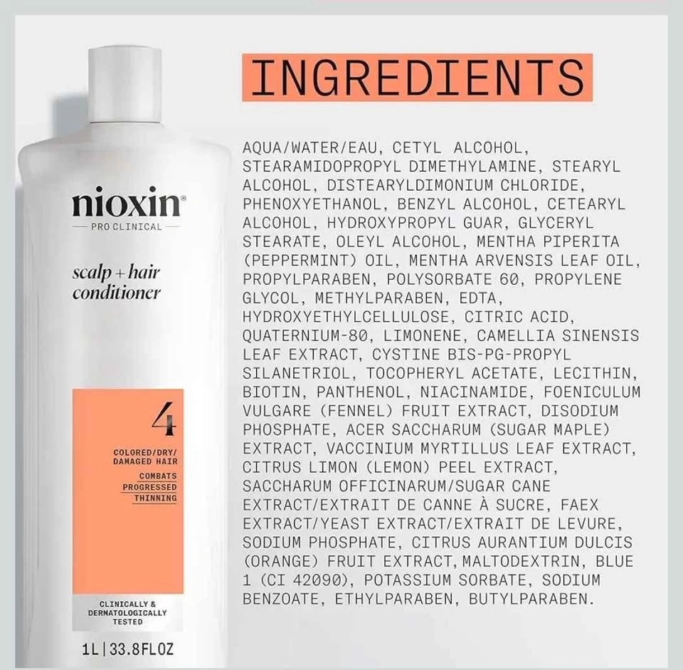 NEW Nioxin System 4 Scalp + Hair Thickening Conditioner - photo 5
