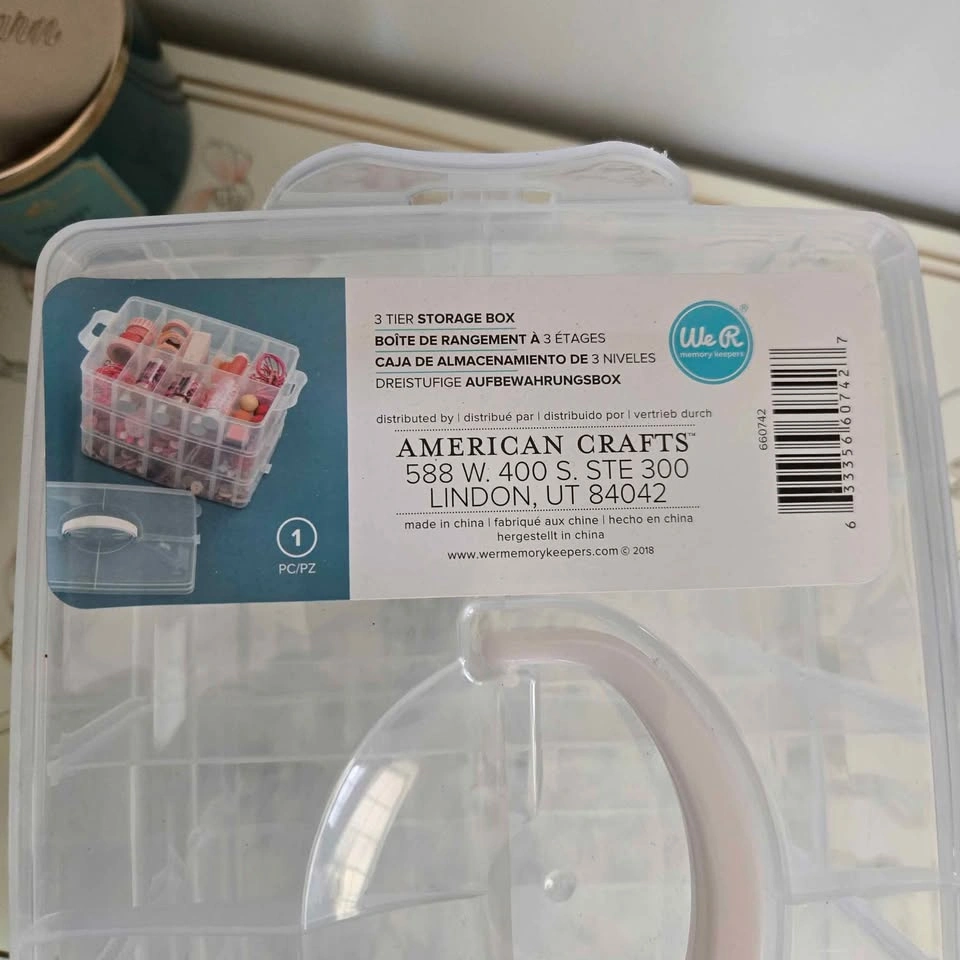 Brand New 3 Tier Storage Craft Box - photo 3
