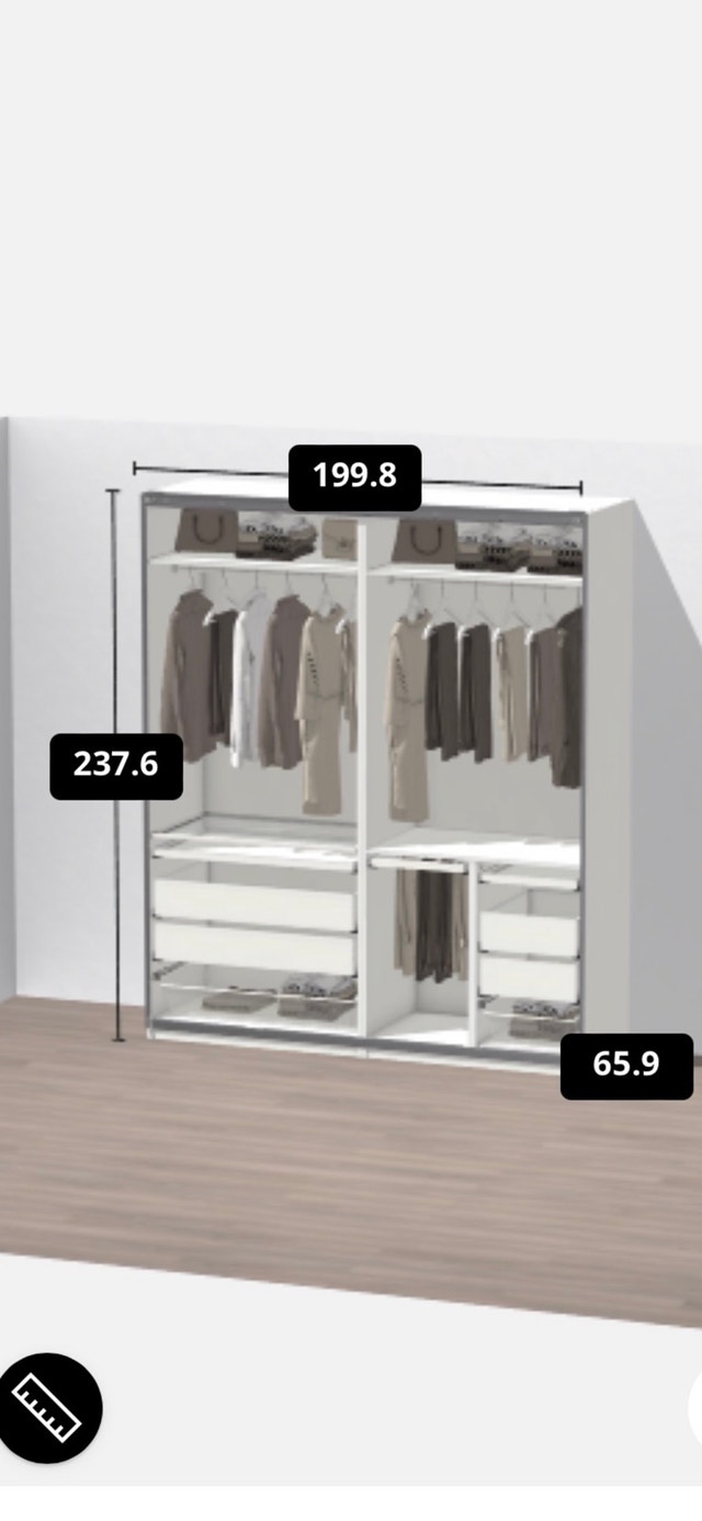 IKEA PAX HOKKSUND WARDROBE