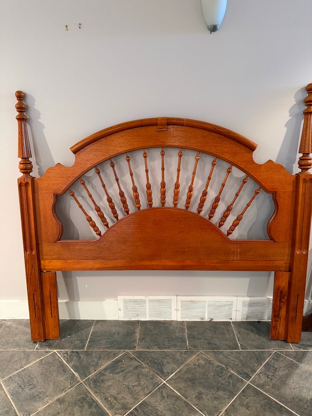 Headboard-Queen solid oak