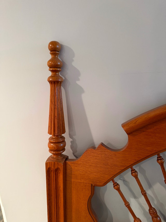 Headboard-Queen solid oak - photo 2