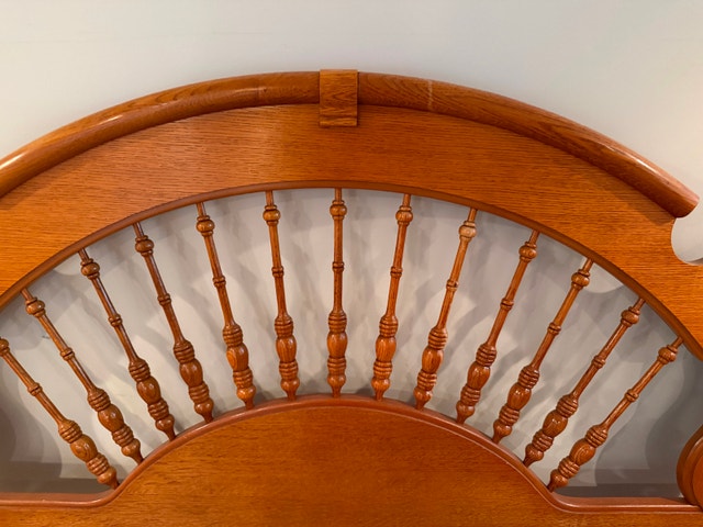 Headboard-Queen solid oak - photo 3