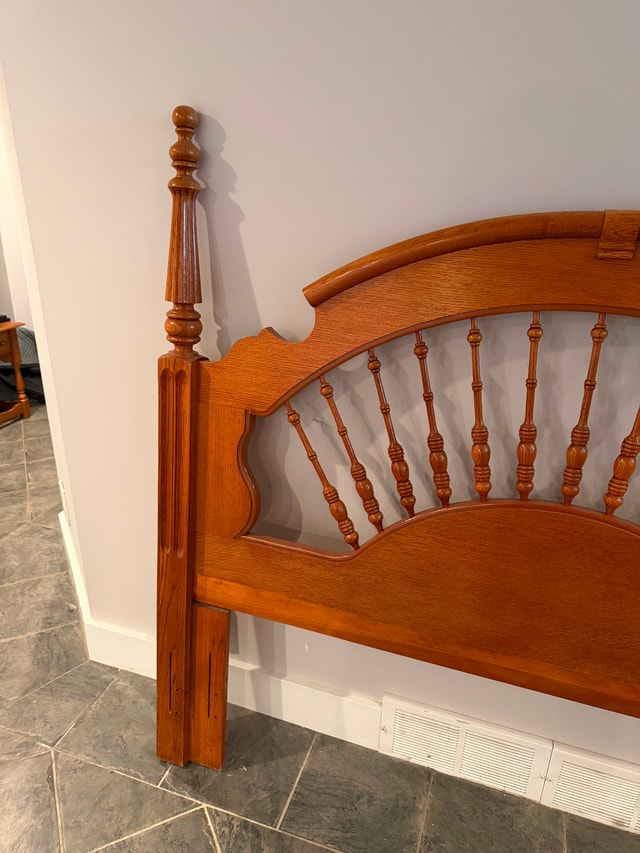 Headboard-Queen solid oak - photo 4
