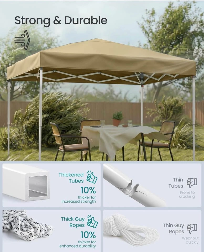 New 10x10 ft Pop-Up Gazebo Portable Outdoor Shade Tent - photo 3